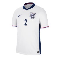 Maglia Calcio Inghilterra Kyle Walker #2 Prima Divisa Europei 2024 Manica Corta